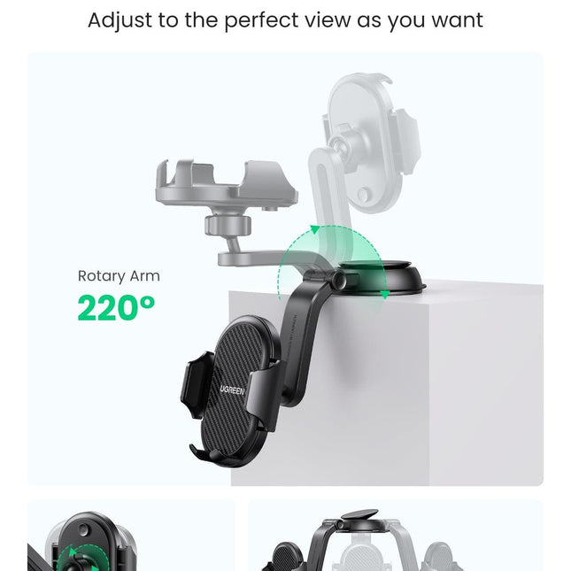 UGREEN 20473 Waterfall-Shaped Suction Cup Phone Mount.