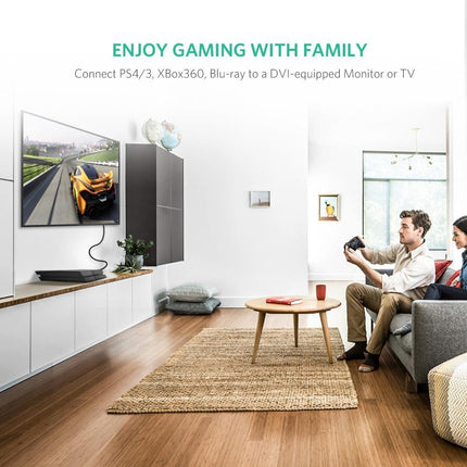 UGREEN HDMI To DVI 24+1 Cable 1M (30116).