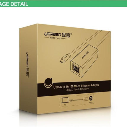 UGREEN 30287 USB-C 10/100Mbps Ethernet Adapter.