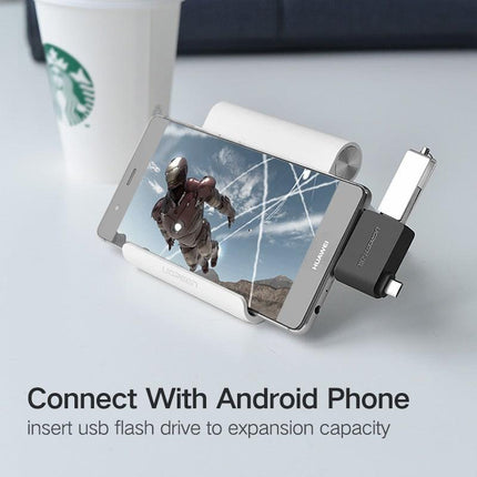 UGREEN Micro USB+ USB-C to USB 3.0 Adapter (30453).