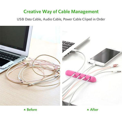 UGREEN Cable Organizer (2pcs/pack) - Pink (30483).