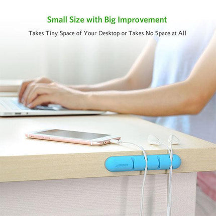 UGREEN Cable Organizer (2pcs/pack) - Blue (30484).