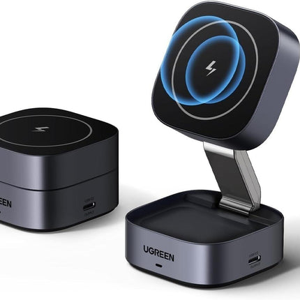 UGREEN 35278 2-in-1 Magsafe Wireless Charger with Stand.
