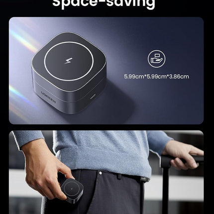 UGREEN 35278 2-in-1 Magsafe Wireless Charger with Stand.