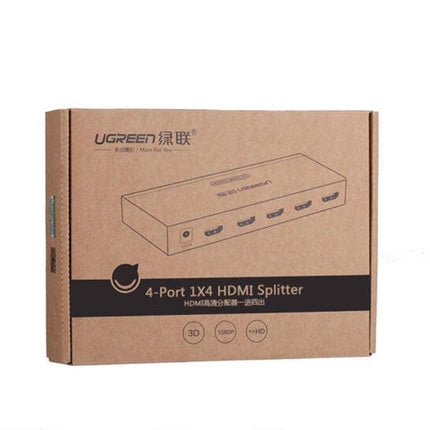 UGREEN 1 x 4 HDMI Amplifier Splitter - Black (40202).