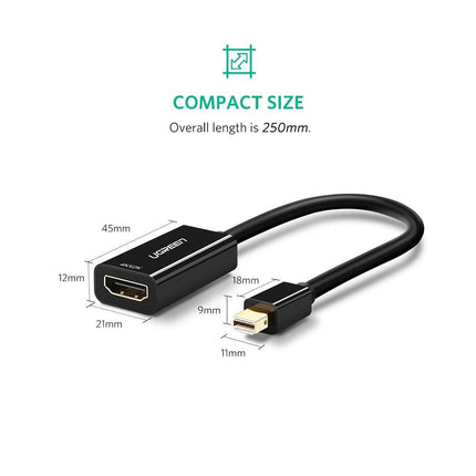 UGREEN 40360 4K Mini DP to HDMI Adapter.