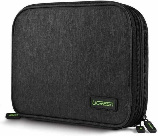 UGREEN 50147 Double Layer Electronic Accessories Organiser Travel Bag.