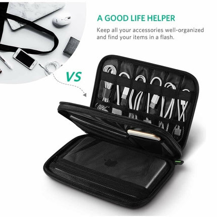 UGREEN 50147 Double Layer Electronic Accessories Organiser Travel Bag.