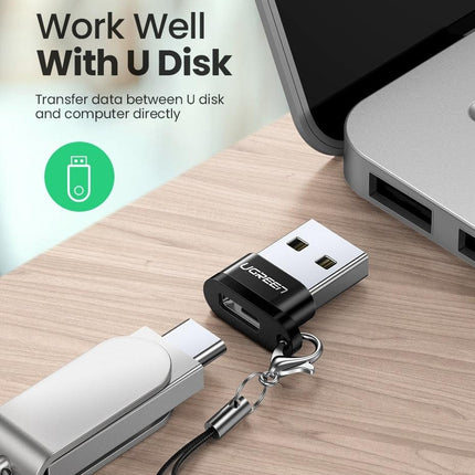 UGREEN 50568 USB-C 3.1 Female to USB-A 2.0 Male Adapter.