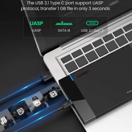 UGREEN USB-C 2.5-inch Hard Drive Box 50743.