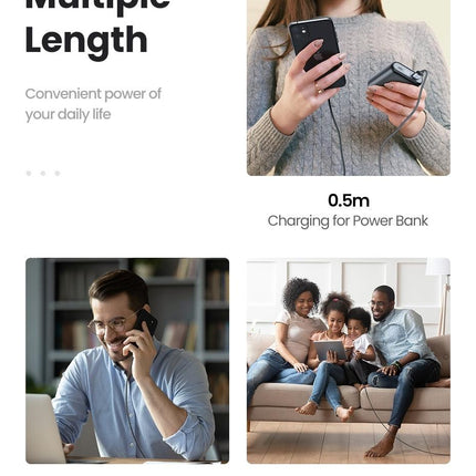 UGREEN 60163 USB-A to 8-pin iPhone Charging Cable 2M Silver.