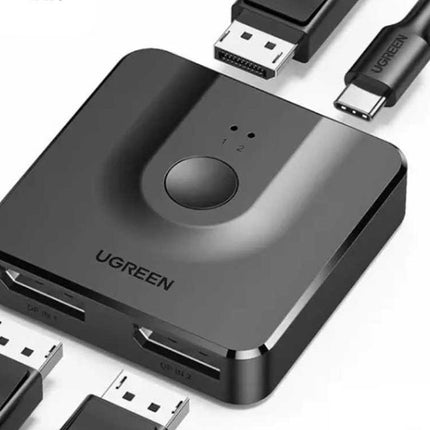 UGREEN 60622 Displayport DP 1.2 Bidrectional Switch.