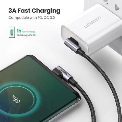 UGREEN 70529 60W Angle USB C to C Cable 1M.
