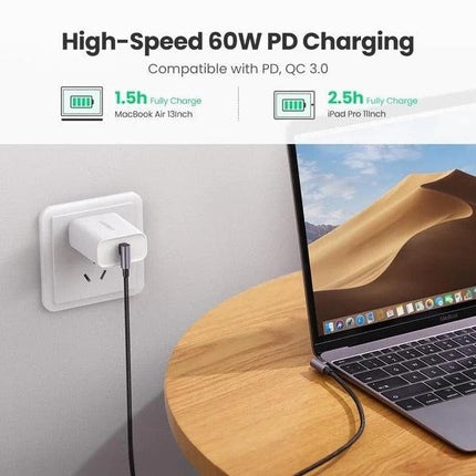 UGREEN 70529 60W Angle USB C to C Cable 1M.