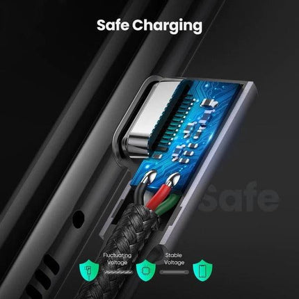 UGREEN 70529 60W Angle USB C to C Cable 1M.