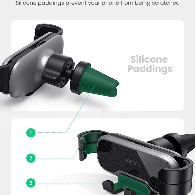 UGreen Gravity Phone Holder for Car (80539).