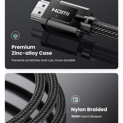 UGREEN 80602 8K HDMI 2.1 Cable 3M.