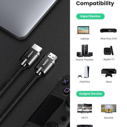 UGREEN 80602 8K HDMI 2.1 Cable 3M.