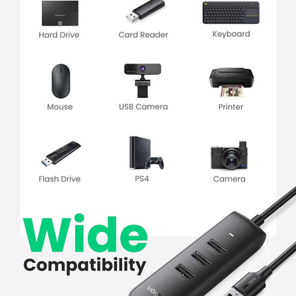 UGREEN 80657 USB 3.0 4-Port Hub.
