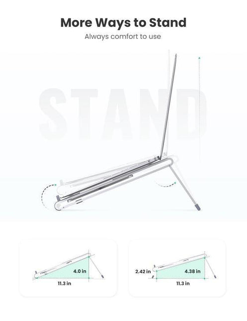 UGREEN 80705 Foldable Aluminum Laptop Stand Holder.