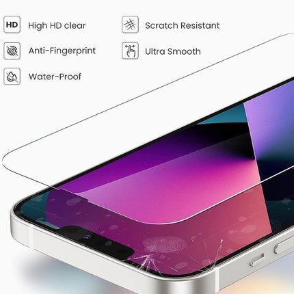 UGREEN 80969 Full Coverage HD Tempered Glass Screen Protector with Precise-Align Applicator for iPhone 13 Pro Max / 14 Plus (2-Pack).