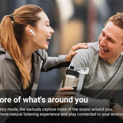 UGREEN 90206 HiTune T3 Active Noise-Cancelling Wireless Earbuds (White).