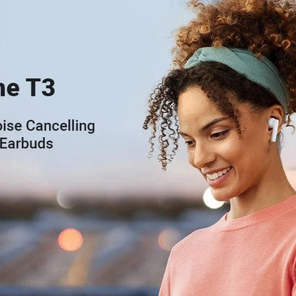 UGREEN 90206 HiTune T3 Active Noise-Cancelling Wireless Earbuds (White).