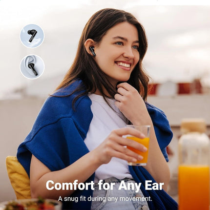 UGREEN 90401 HiTune T3 Active Noise-Cancelling Wireless Earbuds (Black).