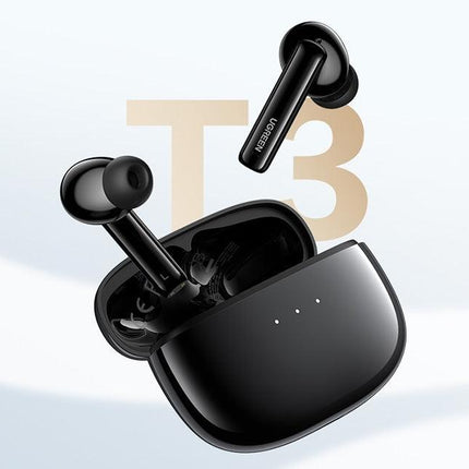 UGREEN 90401 HiTune T3 Active Noise-Cancelling Wireless Earbuds (Black).