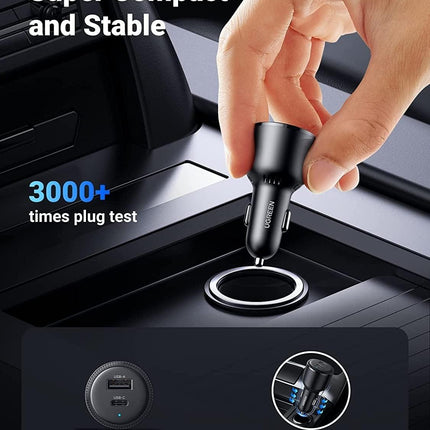 UGREEN 90645 63W USB-C Car Charger.