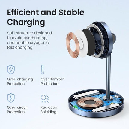 UGREEN 90668 2-in-1 Magnetic Wireless Charging Station.