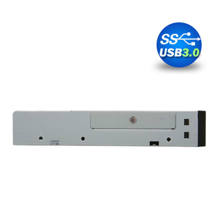 3.5" USB 3.0 All in One Internal Card Reader Full Long Metal with Front USB Black.