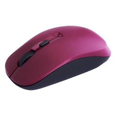 CLiPtec SMOOTH MAX 1600DPI 2.4GHZ WIRELESS OPTICAL MOUSE - Maroon.
