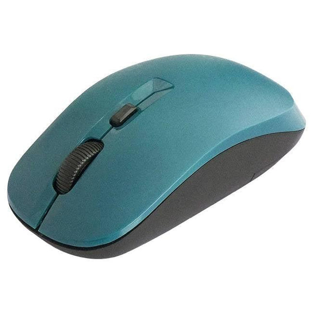 CLiPtec SMOOTH MAX 1600DPI 2.4GHZ WIRELESS OPTICAL MOUSE - Teal.