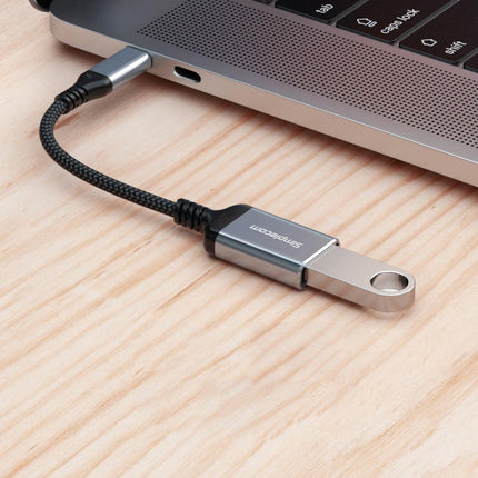 Simplecom CA131 USB-C Male to USB-A Female USB 3.0 OTG Adapter Cable.