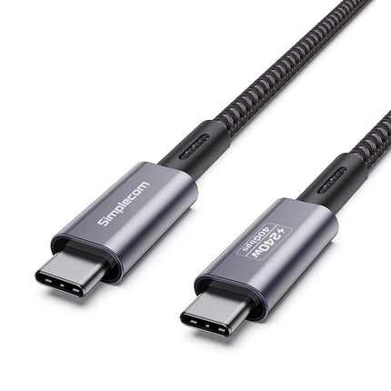 Simplecom CA612 USB-C to USB-C Cable USB4 40Gbps 5A 240W PD3.1 8K@60Hz 1.2M.