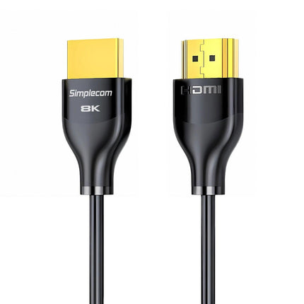 Simplecom CAH520 Ultra High Speed HDMI 2.1 Cable 48Gbps 8K@60Hz Slim Flexible 2M.
