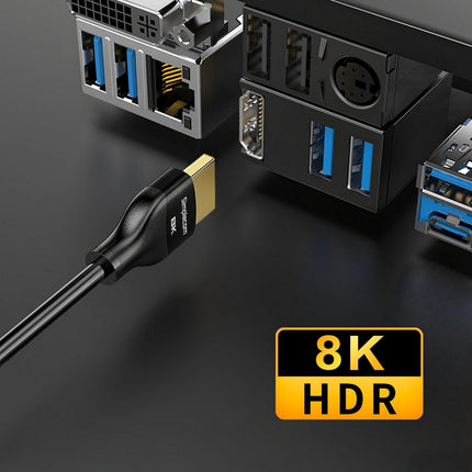 Simplecom CAH520 Ultra High Speed HDMI 2.1 Cable 48Gbps 8K@60Hz Slim Flexible 2M.