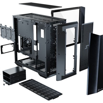 Seasonic Syncro Q704 Aluminum Case with Syncro DGC-650 650W 80 Plus Gold PSU & Connect Module RED DOT AWARD WINNER 2021.
