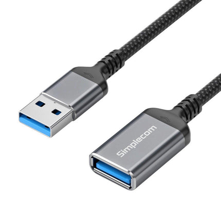 Simplecom CAU320 USB 3.0 Extension Cable USB-A Male to USB-A Female Nylon Braided 2.0M.