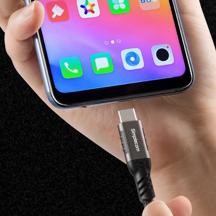 Simplecom CAU520 USB-A to USB-C Data and Charging Cable USB 3.2 Gen2 10Gbps 2M.