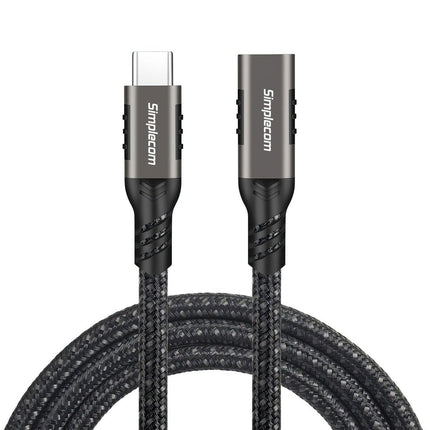 Simplecom CAU605 USB-C Male to Female Extension Cable USB 3.2 Gen2 PD 100W 20Gbps 0.5M.