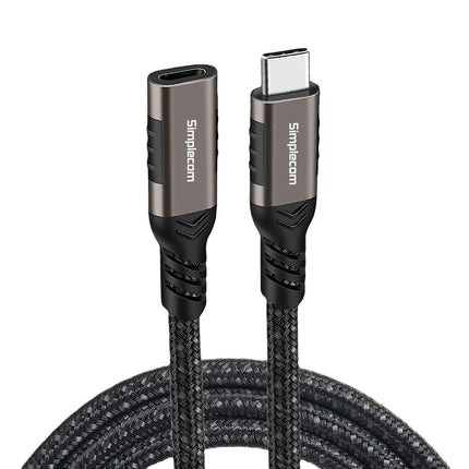 Simplecom CAU605 USB-C Male to Female Extension Cable USB 3.2 Gen2 PD 100W 20Gbps 0.5M.