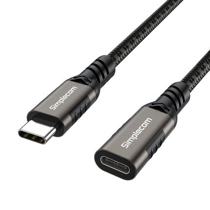 Simplecom CAU610 USB-C Male to Female Extension Cable USB 3.2 Gen2 PD 100W 20Gbps 1M.