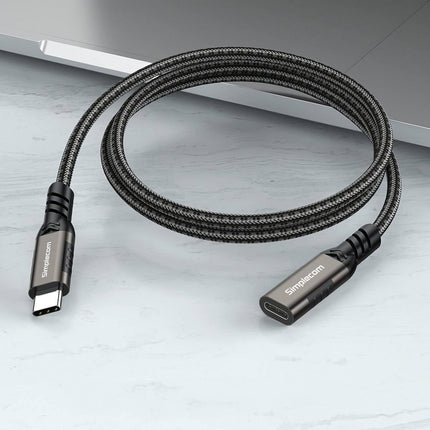 Simplecom CAU610 USB-C Male to Female Extension Cable USB 3.2 Gen2 PD 100W 20Gbps 1M.
