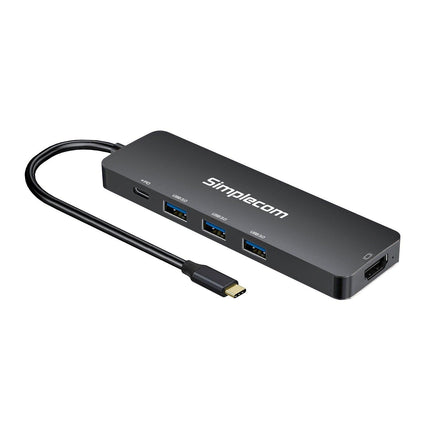 Simplecom CH545 USB-C 5-in-1 Multiport Adapter Docking Station with 3-Port USB 3.0 Hub PD HDMI.