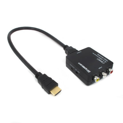 Simplecom CM401 Composite AV CVBS 3RCA to HDMI Video Converter 1080p Upscaling.