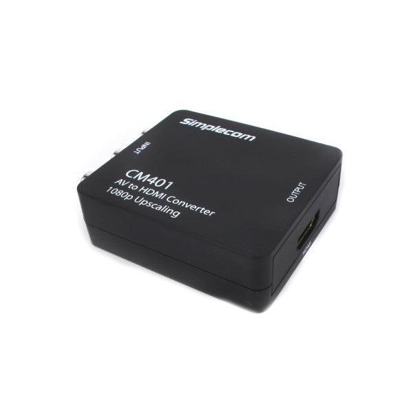 Simplecom CM401 Composite AV CVBS 3RCA to HDMI Video Converter 1080p Upscaling.