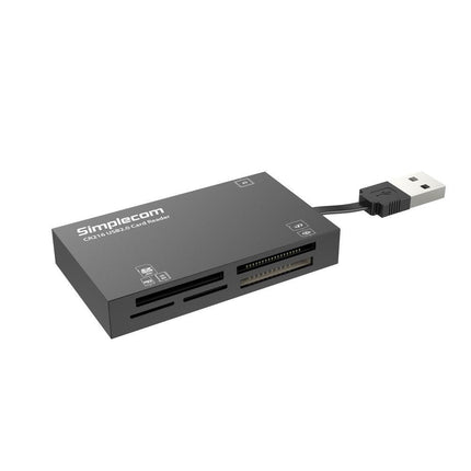 Simplecom CR216 USB 2.0 All in One Memory Card Reader 6 Slot for MS M2 CF XD Micro SD HC SDXC Black.
