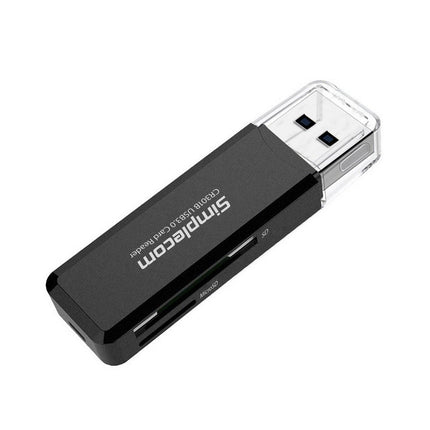 Simplecom CR301B 2 Slot SuperSpeed USB 3.0 Card Reader.